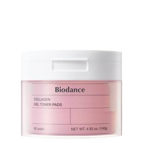 Biodance - Collagen Gel Toner Pads - Zpevňující kolagenové polštářky na obličej - 60 ks / 140 g