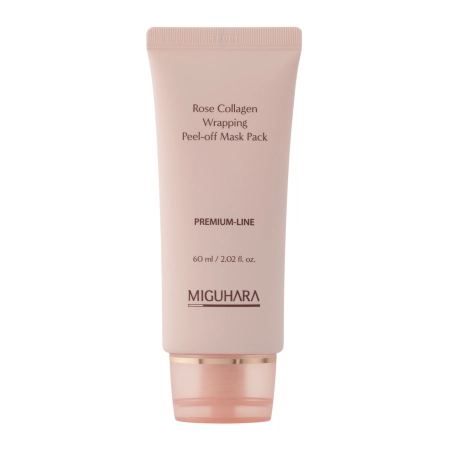 Miguhara - Rose Collagen Wrapping Peel-off Mask Pack - Zpevňující pleťová maska - 60 ml