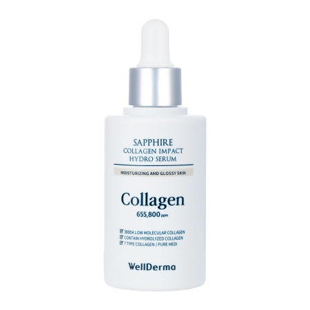 WellDerma - Sapphire Collagen Impact Hydro Serum - Hydratační sérum na obličej - 50 ml