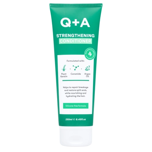 Q+A - Strengthening Conditioner - Posilující kondicionér na vlasy s ceramidy a rostlinným keratinem - 250 ml