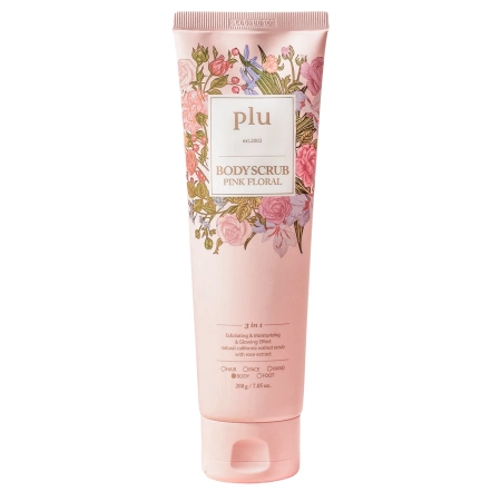 plu - Body Scrub - Peeling na tělo - Pink Floral - 200 g
