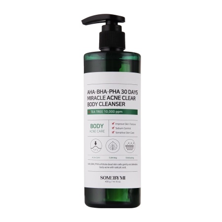 Some by Mi - AHA BHA PHA 30 Days - Miracle Clear Body Cleanser - Sprchový gel s obsahem kyselin - 400 g