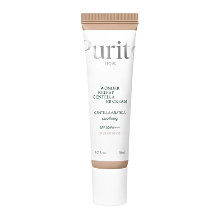 Purito Seoul - Wonder Releaf Centella BB Cream SPF 30 PA+++ #21 Light Beige - BB krém s Centella Asiatica - 30 ml