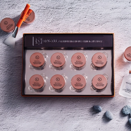 REVCELL - Premium Intensive Skin Activ Fiber Set - Zpevňující a hydratační sada na obličej - Vlákna - 8ks