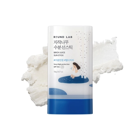 Round Lab - Birch Juice Moisturizing Sun Stick SPF/50+ PA++++ - SPF tyčinka s březovou šťávou - 19 g