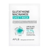 APLB - Glutathione Niacinamide Sheet Mask - Rozjasňující pleťová maska - 1ks/25ml