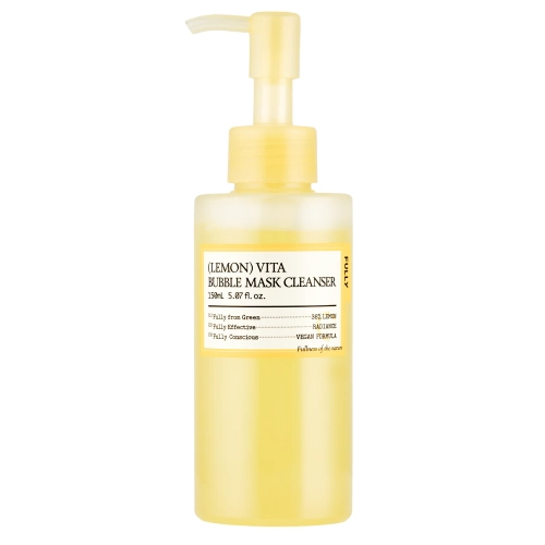 FULLY - Lemon Vita Bubble Mask Cleanser - Čistící gel na obličej - 150 ml