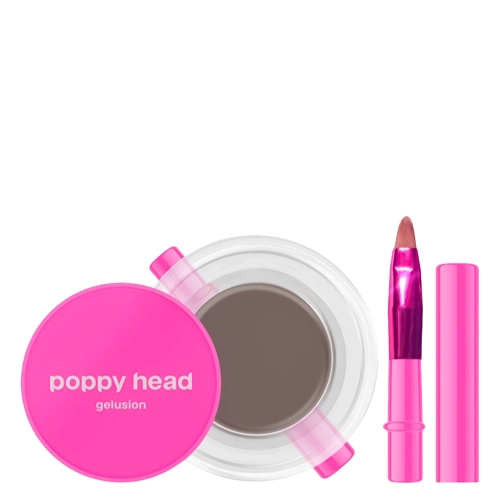 Poppy Head - Gelusion - Oční linky v gelu se štětečkem - 02 Cafusion - 5 g