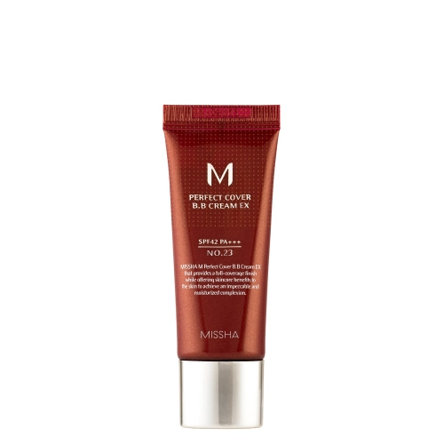 Missha - M Perfect Cover BB Cream SPF42/PA+++ - No.23 Natural Beige - Krycí BB krém s UV filtrem - 20 ml