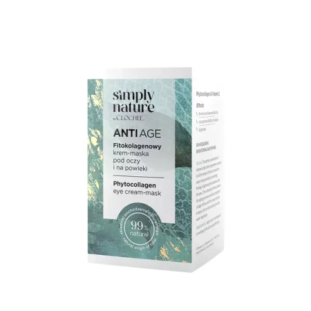 Clochee - Simply Nature - Fytokolagenový krém-maska na oči a oční víčka - 15 ml