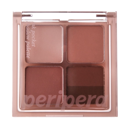 Peripera - Ink Pocket Shadow Palette - Paletka očních stínů - 004 You Know What Mute Is - 4 x 1,6 g