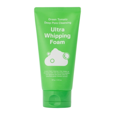 Sungboon Editor - Green Tomato Deep Pore Cleansing Ultra Whipping Foam - Čistící pěna na obličej - 120 g