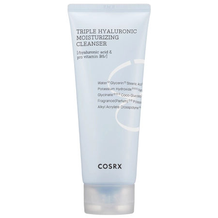 COSRX - Hydrium Triple Hyaluronic Moisture Cleanser - Čisticí pěna s kyselinou hyaluronovou - 150 ml