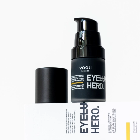 Veoli Botanica - Eyeluminate Hero - Energizující a rozjasňující oční sérum s ultra stabilními formami vitamínu C - 15 ml