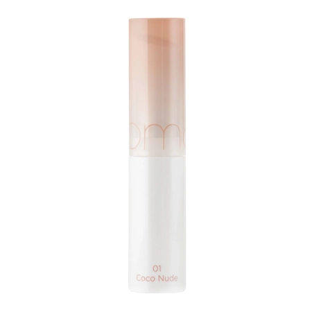 Rom&nd - Glasting Melting Balm - Lesklý balzám na rty - 01 Coco Nude - 3,5 g