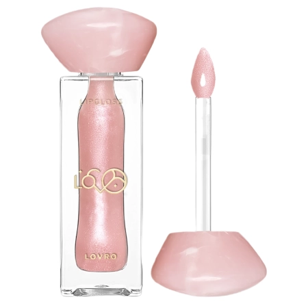 LOVRO - Bloomlight Lipgloss - Lesk na rty opticky zvětšující rty s chladivým efektem - 03 Pearl Whisper - 5,5 g