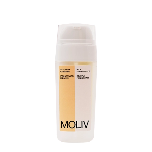 MOLIV - Výživný krém na obličej s živými probiotiky - 30 ml