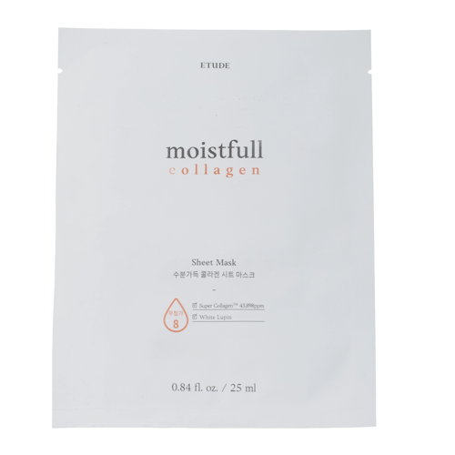 Etude House - Moistfull Collagen Sheet Mask - Zpevňující textilní maska s kolagenem - 25 ml