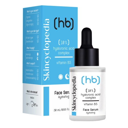 Skincyclopedia - Face Serum 10% Hyaluronic Acid Complex + B5 - Hydratační pleťové sérum - 30 ml