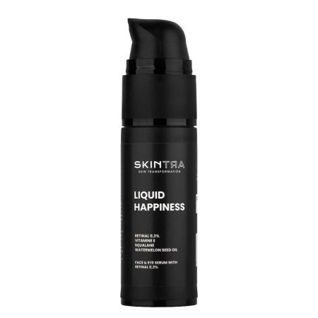 SkinTra - Liquid Happiness - Sérum s Retinalem 0,3 % na obličej a pod oči - 30 ml