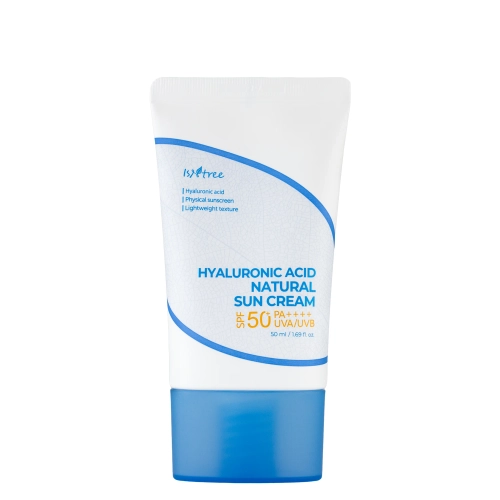 Isntree - Hyaluronic Acid Natural Sun Cream SPF50+/PA++++ - Krém s minerálním filtrem - 50 ml