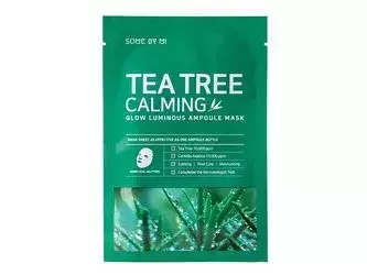Some By Mi - Tea Tree Calming Glow Luminous Ampoule Mask - Zklidňující plátýnková maska s Tea Tree - 25 g