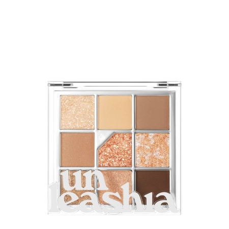 Unleashia - Glitterpedia Eye Palette - Veganská paleta očních stínů - 2 All of Brown - 6,6 g