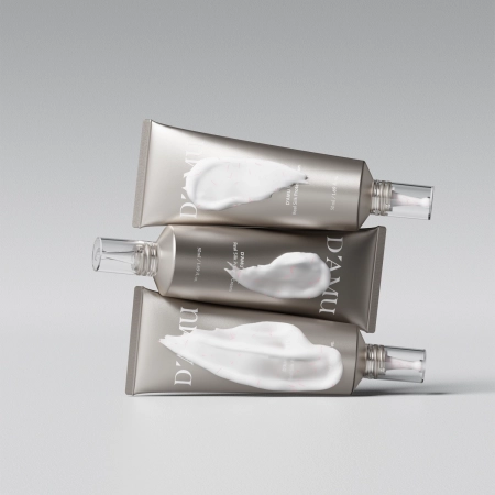 D'AMU - Vita5X Real Silk Protein Cream - Zpevňující krém na obličej - 50¨ml