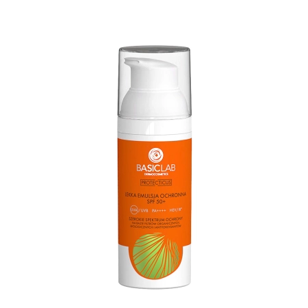 BasicLab - Prevence a antioxidace - Lehká ochranná emulze SPF50+ PPD 52.3 - 75 ml
