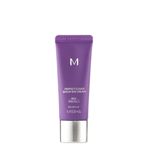 Missha - M Perfect Cover Serum BB Cream SPF50+/PA++++ - Krycí BB krém Serum - No.27 Honey Beige - 20 ml
