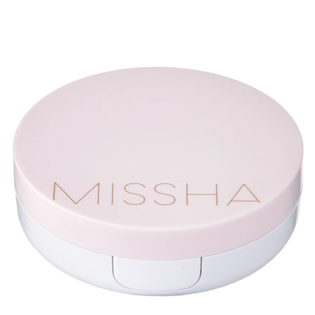 Missha - Magic Cushion Cover Lasting SPF50+/PA+++ - Ochranný make-up v houbičce - #21 Neutral Light Beige - 15 g