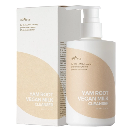 Isntree - Yam Root Vegan Milk Cleanser - Zklidňující odličovací mléko - 220 ml