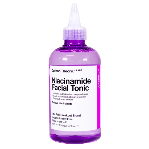 Carbon Theory - VaPOREize Niacinamide Facial Tonic - Čisticí tonikum s niacinamidem - 250 ml