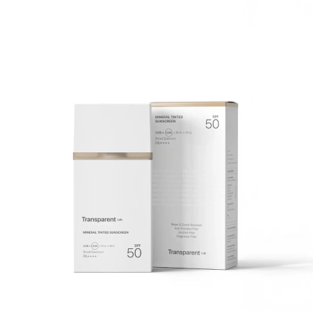 Transparent Lab - Mineral Tinted Sunscreen Medium - Minerální krém s SPF50 - 100 ml