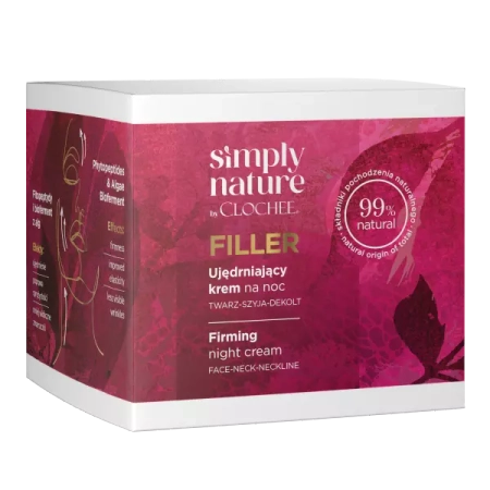 Clochee - Simply Nature Filler - Zpevňující noční krém - 50 ml