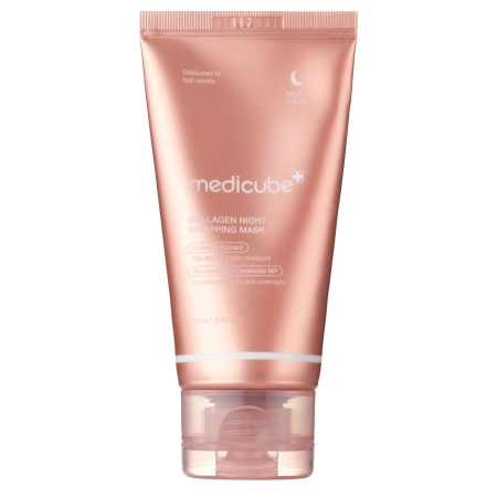 Medicube -  Collagen Night Wrapping Peel Off Mask - Zpevňující noční maska - 75 ml