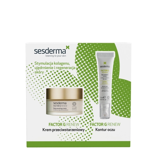 sesderma - Factor G Set - Regenerační a zpevňující sada produktů - Krém 50ml + Oční krém 15ml
