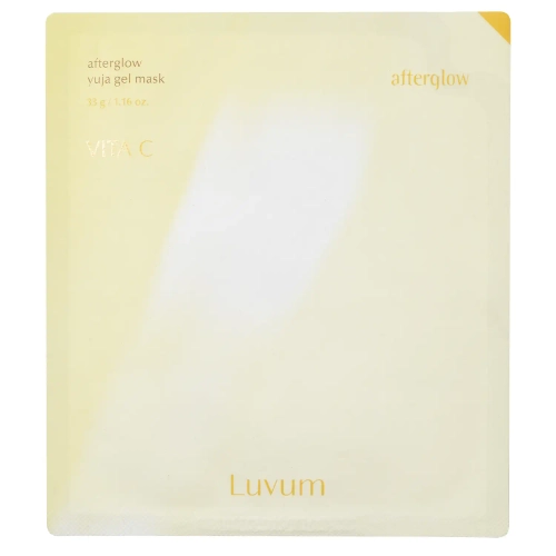 Luvum - Afterglow Yuja Gel Mask - Rozjasňující hydrogelová maska - 1ks/33g