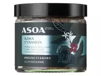 Asoa - Cukrovo kávový tělový peeling - se skořicovým olejem - 250 ml