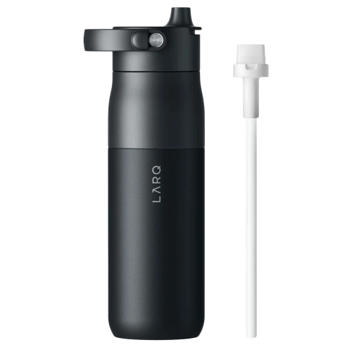 LARQ - Bottle Swig Top - Termická lahev se slámkou - Obsidian Black - 1 l