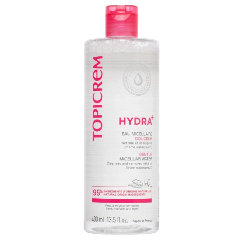 Topicrem - Hydra+ Gentle Micellar Water - Jemná micelární voda - 400 ml