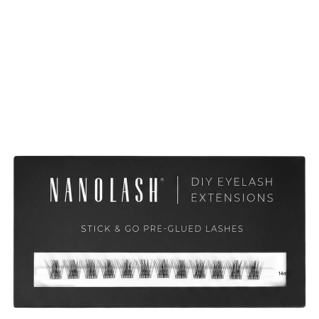 Nanolash - Stick & Go Pre-Glued Lashes - Trsy řas s lepidlem - Harmony - 1 balení