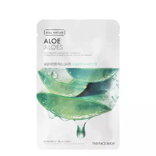The Face Shop - Natural Mask - Aloe Vera - Textilní maska s aloe vera - 20 g