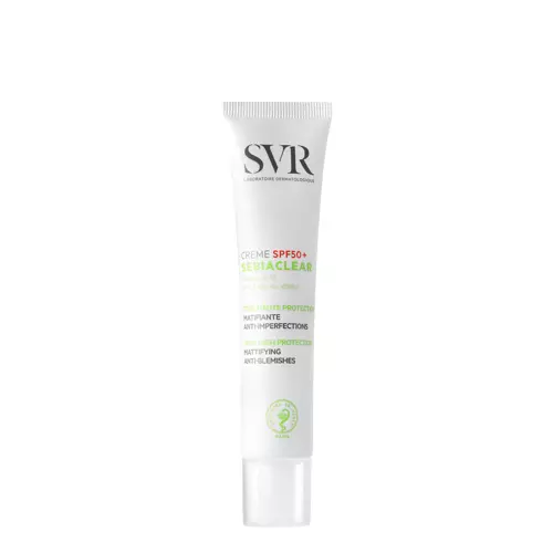 SVR - Sebiaclear Creme SPF50 - Ochranný, matující krém SPF 50 pro aknózní pleť - 40 ml