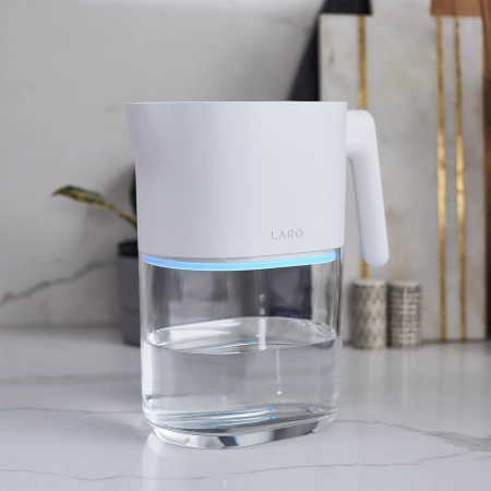 LARQ - Pitcher PureVis - Inteligentní, samočisticí filtrační džbán - Pure White - Objem: 1,9 l