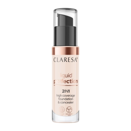 Claresa - Liquid Perfection 2v1 - Make-up a Korektor 2v1 - 101 Light - 34 g 