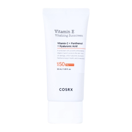 COSRX - Vitamin E Vitalizing Sunscreen - SPF 50+ - Opalovací krém s vitaminem E - 50 ml