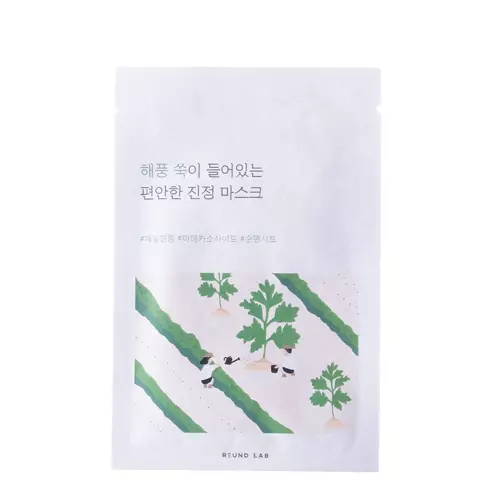 Round Lab - Mugwort Calming Sheet Mask - Hydratační a zklidňující textilní maska - 25 ml