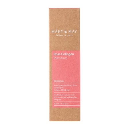 Mary&May - Rose Collagen Mist Serum - Dvoufázové sérum ve spreji - 100 ml