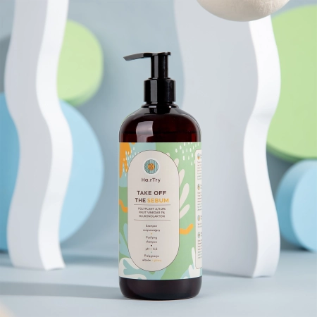 HairTry - Take Off The Sebum - Čisticí šampon - 500 ml 